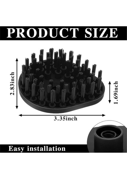 8 Paket Buharlı Temizleyici Fırça Kafaları Buharlı Temizleyici Ek Parçaları Sert Yüzeyler Için Naylon Paspas Yedek Aksesuar Seti (Yurt Dışından) modelleri