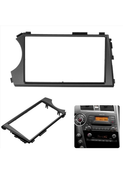 2x 2din Araba Fasya Ssang Yong Actyon Lhd Stereo Alınlık Paneli Dash Montaj Kurulum Araç DVD Oynatıcı Çerçeve Kiti In-Dash (Yurt Dışından) fırsatları