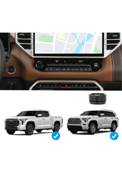 Araba Ekran Güç Düğmesi Radyo Ekran Kontrol Ses Anahtarı Kapağı Toyota Tundra Sequoia 22-25 86128-0C060 86128-0C050 (Yurt Dışından) fiyatları