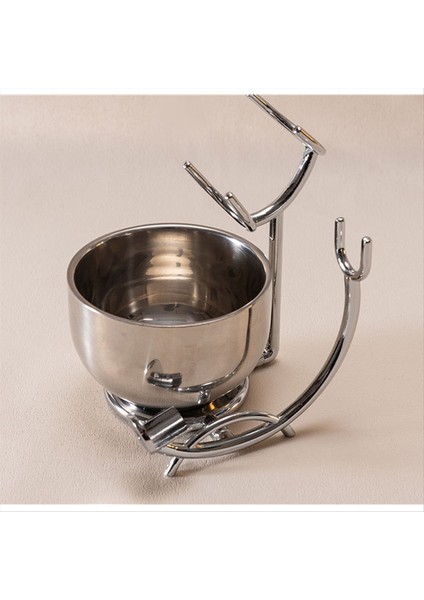 Siyah Çift Katmanlı Paslanmaz Çelik Tıraş Sabunu Kase ve Tıraş Fırçası ile Tıraş Fırçası Tutucu Doğal Ahşap Sap (Yurt Dışından) indirimleri