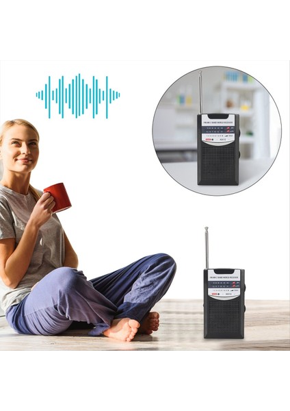 Taşınabilir Mini Radyo Am/fm Çift Band Retro Dünya Alıcı Teleskopik Antenli Açık Hava Acil Kullanım Için Ideal (Yurt Dışından) modelleri