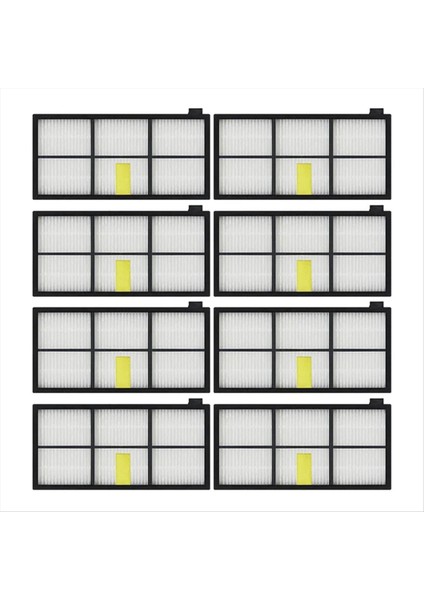 Irobot Roomba Süpüren Robot Aksesuarları 800 Filtre 860 880 Yüksek Verimli Filtre Aksesuarları 8pcs (Yurt Dışından)