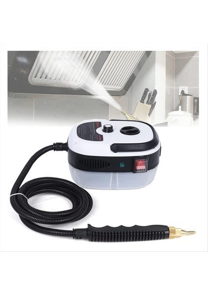 2500W El Türü Buhar Temizleyici Yüksek Sıcaklık Basınçlı Buhar Temizleme Makinesi Araç Araba Buharlayıcı Fırça Başlıkları Us Fiş (Yurt Dışından) fiyatları