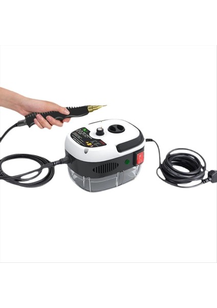 2500W El Türü Buhar Temizleyici Yüksek Sıcaklık Basınçlı Buhar Temizleme Makinesi Araç Araba Buharlayıcı Fırça Başlıkları Us Fiş (Yurt Dışından) fırsatları