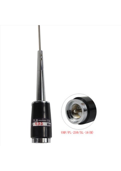 Yeni Gümüş Uhf 400-470 Mhz 200W 5 5db Sl-16 PL-259 Mobil Araç Radyo Anteninin 6x Detayları (Yurt Dışından) fiyatları