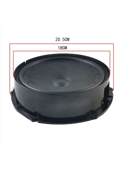 2x Araba Ön Kapı Hoparlör Düşük Bas Boynuz Trompet Hoparlör Müzik Radyo Ton Vw Tiguan 2009-2019 Için 5N0035454B (Yurt Dışından) fiyatları