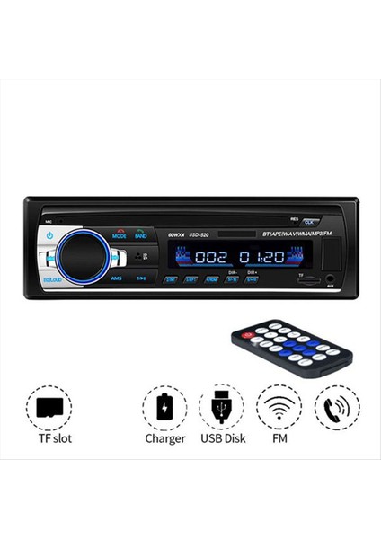 12V Araba Oyuncusu Mp3 Araba Bluetooth Piner Mp3 Çalar Eklenti Radyo Araba Mp3 Stereo Evrensel (Yurt Dışından) indirimleri