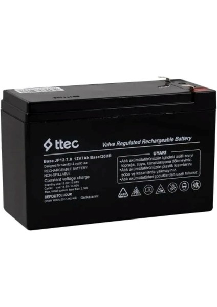 12V 7AH Bakımsız Kuru Akü 8 Adet (1 Koli) fiyatları