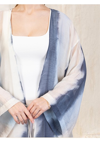 Batik Desenli Bambu Vual Yazlık Plaj ve Günlük Şıklık Kimono Kaftan Pareo modelleri