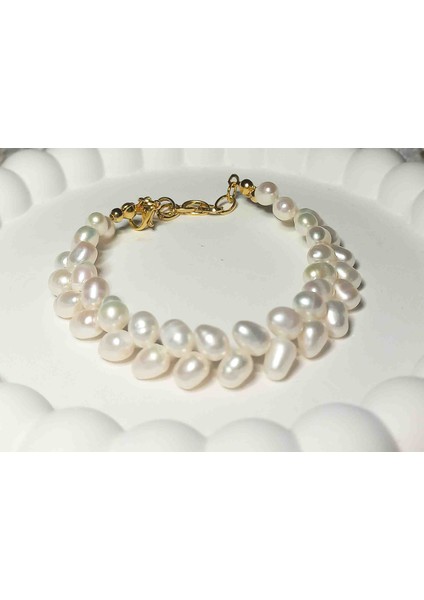 Gerçek Inci Başak Model Bileklik