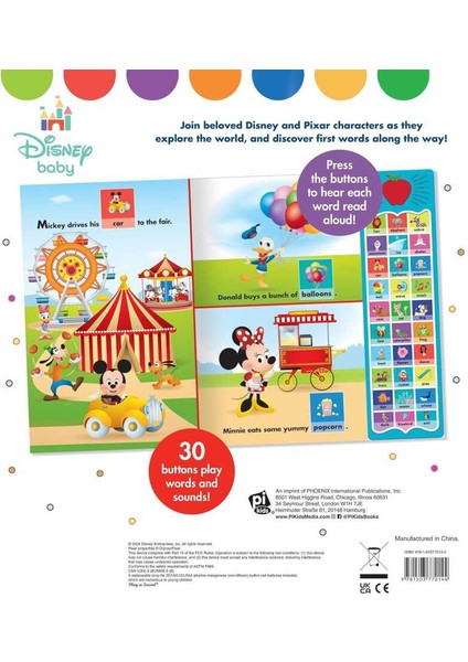 Disney Baby First Word Adventures Sound Book fiyatları