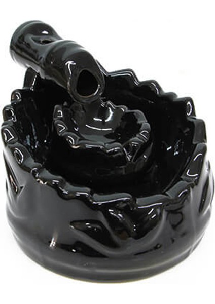 Havuz Tasarım Siyah Renkli Geri Akışkanlı Seramik Tütsülük modelleri