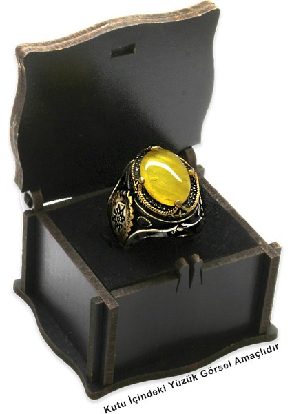 Siyah Renk Ahşap Elegance Yüzük Alyans Kutusu fiyatları