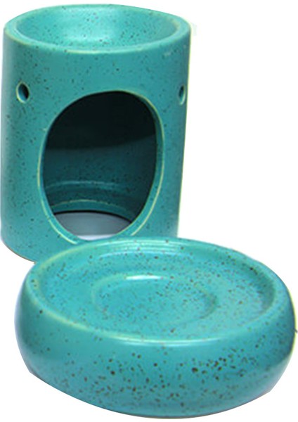 Doğa ve Hayat Ağacı Temalı Su Yeşili Renkli Seramik Buhurdanlık modelleri