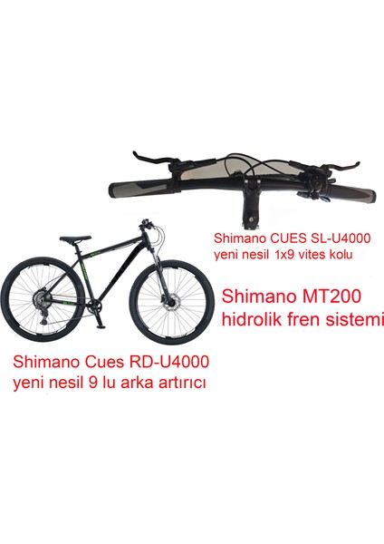 Ng Team 100 27.5hd 18 Kadro 9 Vites Hidrolik Disk Fren Dağ Bisikleti (170 ile 180 cm Arası Boy) fırsatları