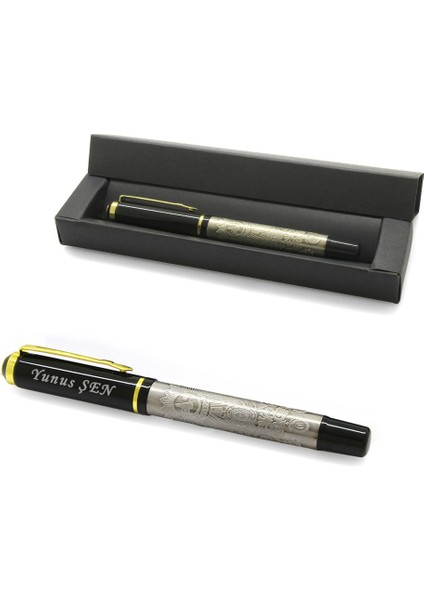 Isme Özel Yazılı Eskitme Renk Arma Desenli Roller Tükenmez Kalem fiyatları