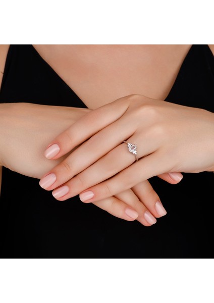 0.08 Karat Violet Taşlı Pırlanta Yüzük modelleri