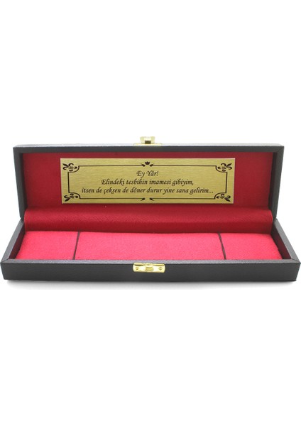 Siyah Deri Içi Astarlı Elegance Tesbih Kutusu indirimleri