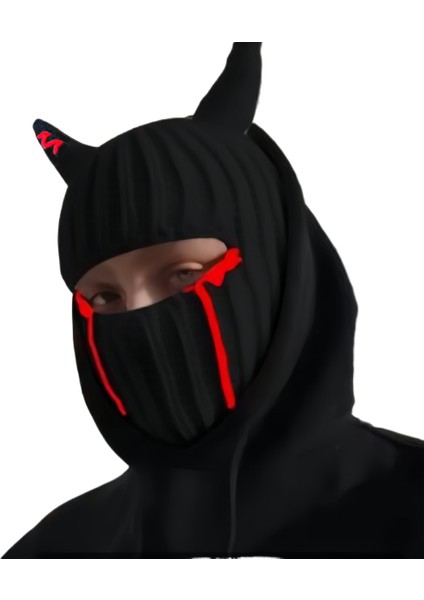 Cadılar Bayramı Komik Maske Şeytan Boynuzu Şapka (Yurt Dışından)