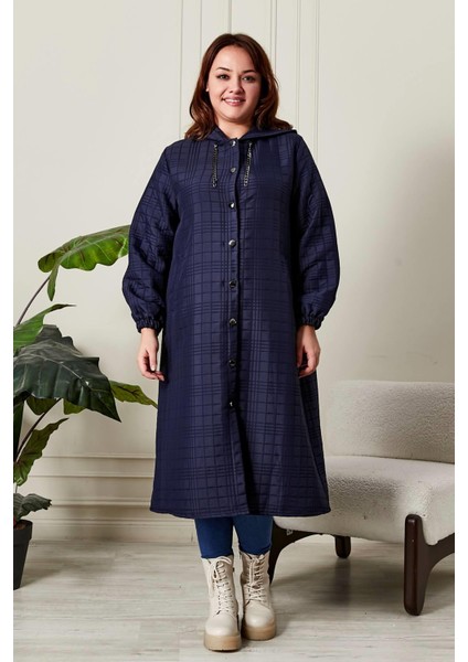 Kadın Büyük Beden Kapitone Kap fırsatları