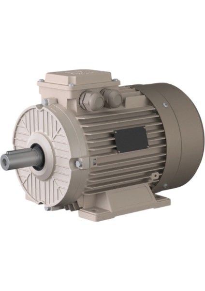 0,75 Kw / 1 Hp 3000 Devir (2 Kutup) Ie3 Trifaze Motor, Alüminyum Gövde Standart Tip B3 Ayaklı Mil Çapı 19 | 3mas 80MA2 B3