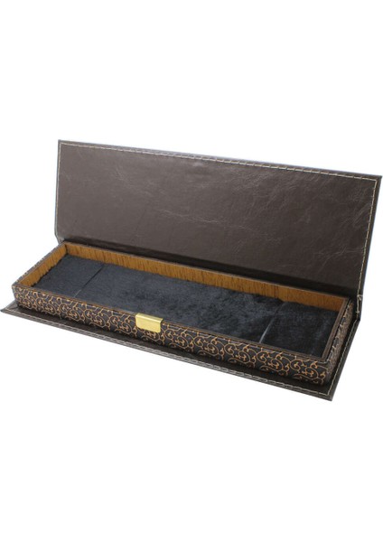 Kahverengi Deri ve Ahşap Bileşim Elegance Tesbih Kutusu fiyatları