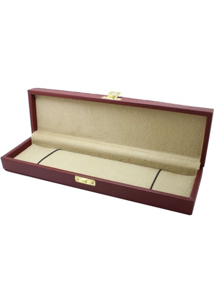 Kırmızı Deri Içi Astarlı Elegance Tesbih Kutusu fiyatları