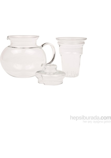 Eva Cam Demlik Süzgeçli 1 Lt