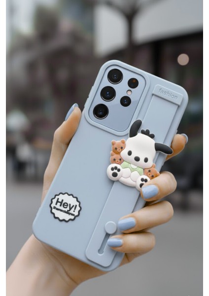 Samsung S22 Ultra Uyumlu Kılıf Mavi Renk 3D Figürlü Darbe Emici Yumuşak Silikon Kapak modelleri