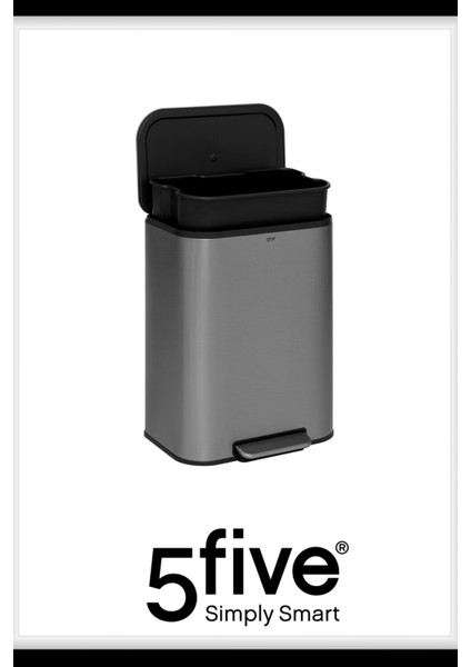 Titan 5 Lt.çöp Kutusu/çelik fiyatları