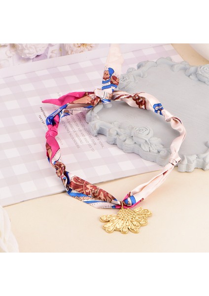 Sıcak Aksesuarlar Renkli Kurdeleler Asılı Paslanmaz Çelik Kolye Yaka Trend Kızlar Yüz Hediyeler Kolye (Yurt Dışından)