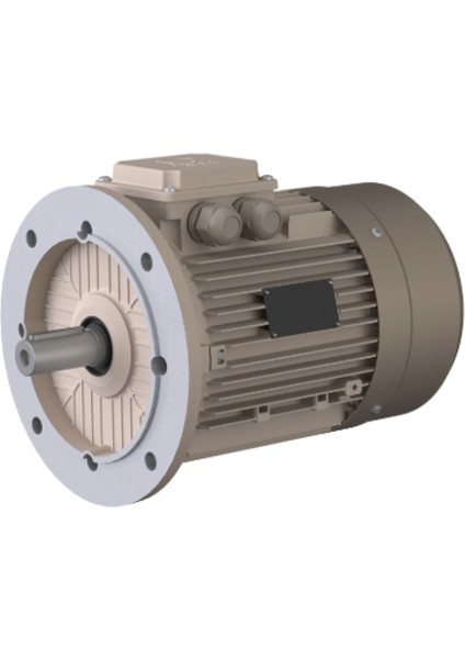 3 Kw / 4 Hp 1500 Devir (4 Kutup) Ie3 Trifaze Motor, Alüminyum Gövde Standart Tip B5 Büyük Flanşlı Mil Çapı 28 | 3mas 100LB4 B5