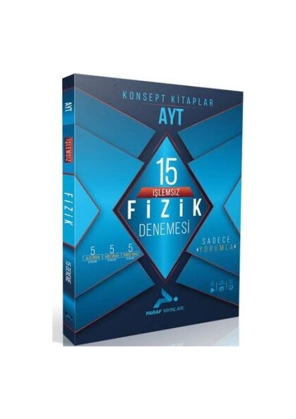 AYT İşlemsiz Fizik 15 Branş Denemesi fiyatları