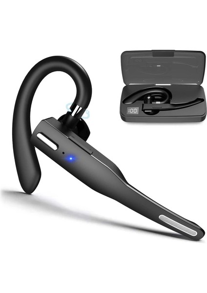 Kablosuz Bluetooth Kulaklık Kulaklık 5.1 Tek Handsfree Sürüş Için Hd Çağrı Gürültü Kulaklık Mikrofon Iş Kulaklık (Yurt Dışından)
