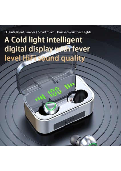 Tws Kablosuz Bluetooth Gürültü Azaltma Kulaklık Stereo Oyun Kulaklıkları Su Geçirmez Spor Mikrofonlu Kulaklık Kulak Telefonları (Yurt Dışından) fırsatları