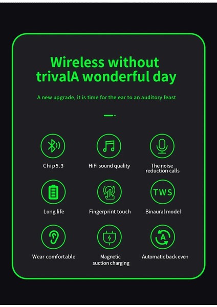 Tws Kablosuz Bluetooth Gürültü Azaltma Kulaklık Stereo Oyun Kulaklıkları Su Geçirmez Spor Mikrofonlu Kulaklık Kulak Telefonları (Yurt Dışından) indirimleri