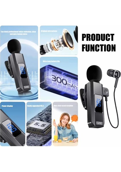 Mikrofon Kablosuz Bluetooth Kulaklık Spor Yüksek Sadakat Yüksek Çözünürlüklü Çağrı Gürültü Önleyici Kulaklık (Yurt Dışından) fiyatları