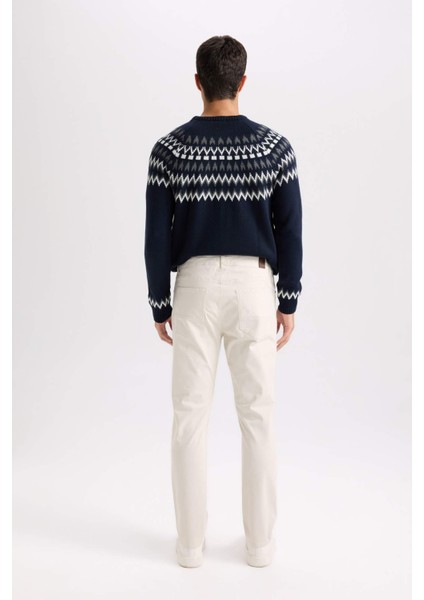 Yazlık Gabardin Chino Kanvas Pantolon Slim Fit Dar Kesim Dar Paça Cepli B2089AX25SP