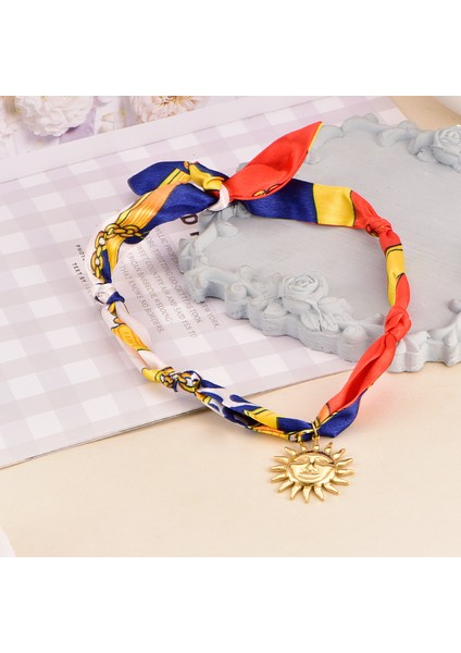 Sıcak Aksesuarlar Renkli Kurdeleler Asılı Paslanmaz Çelik Kolye Yaka Trend Kızlar Yüz Hediyeler Kolye (Yurt Dışından)