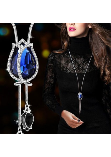 Yüzlerce Jumper Zinciri Kadın Kıdemli Hafif Lüks Uzun Kolye Duygusu Avrupa ve Amerika Birleşik Devletleri Saçak Sonbahar ve Kış Aksesuarları Kolye Ucu (Yurt Dışından)