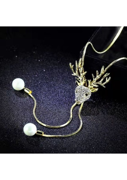 Yüzlerce Jumper Zinciri Kadın Kıdemli Hafif Lüks Uzun Kolye Duygusu Avrupa ve Amerika Birleşik Devletleri Saçak Sonbahar ve Kış Aksesuarları Kolye Ucu (Yurt Dışından)