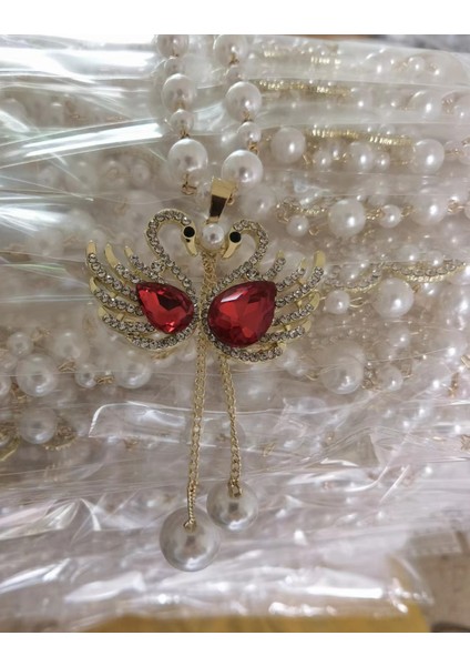 Hafif Lüks Alaşım Küçük Kokulu Inci Kolye Uzun Jumper Zincir Kadın Kıdemli Moda Duygusu Çok Yönlü Dekoratif Aksesuarlar Aksesuarlar Kolye (Yurt Dışından)