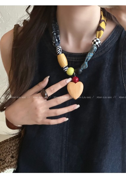 Sonbahar ve Kış Merad Boncuklu Kaplan Gözü Taş Modelleri Kolye Kolye Kadın Retro Mizaç Jumper Zincir Hafif Lüks Üst Düzey Aksesuar Duygusu (Yurt Dışından)