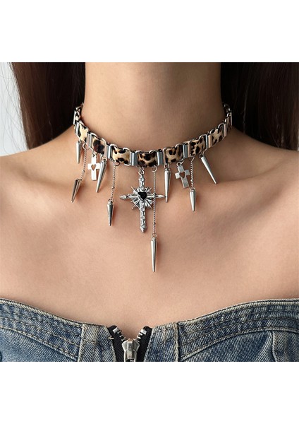 Sonbahar ve Kış Merad Boncuklu Kaplan Gözü Taş Modelleri Kolye Kolye Kadın Retro Mizaç Jumper Zincir Hafif Lüks Üst Düzey Aksesuar Duygusu (Yurt Dışından)