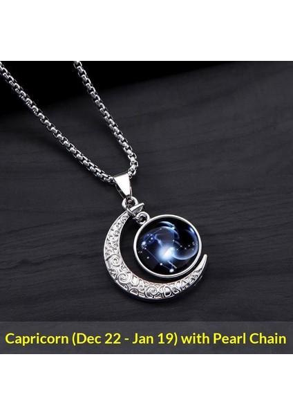 On Iki Takımyıldızları Floresan Kolye Titanyum Çelik Kolye Kadın Yüz Moda Niş Tasarım Duygusu Süveter Zinciri ile Mücevher (Yurt Dışından)