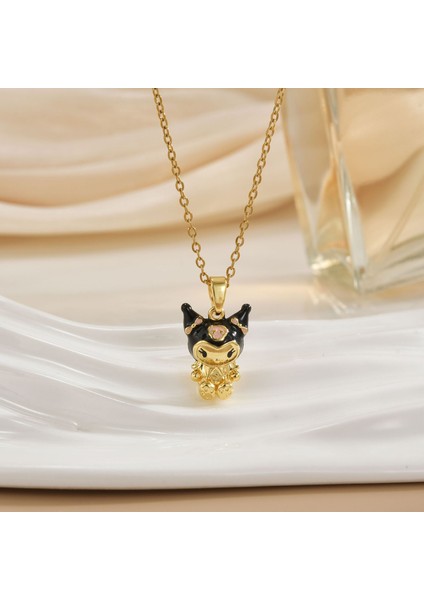 Kulomi Sevimli Karikatür Bebek Kolye Işık Lüks Niş Tasarım Moda Öğrenci Köprücük Kemiği Zinciri Kadın (Yurt Dışından) fiyatları