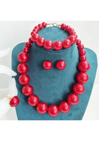 Zarif Retro Inci Kolye Kadın Çapraz Sınır Köprücük Kemiği Zinciri Gelin Gelinlik Aksesuarları Kolye Küpe Seti (Yurt Dışından) fiyatları