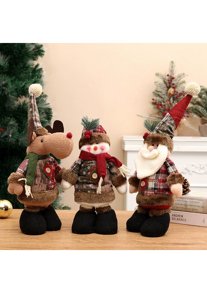 Noel Retro Kar Tanesi Desenli Kumaş Dekoratif Süsler ve Bebekler (Yurt Dışından) fiyatları