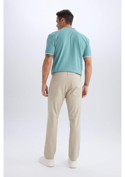 Slim Fit Dar Kesim Dar Paça Chino Kanvas Pantolon C2401AX25SP