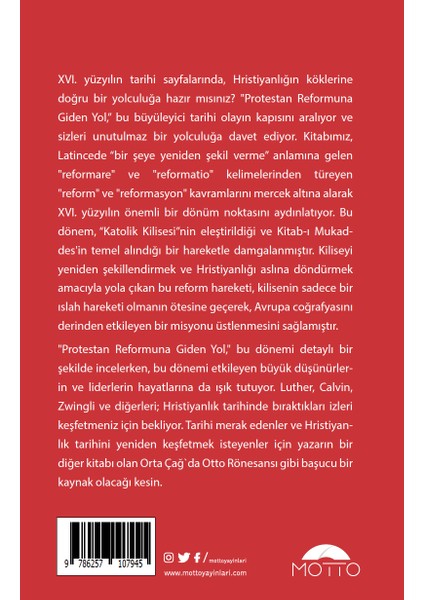 Protestan Reformuna Giden Yol - Banu Çetin Ünal fiyatları